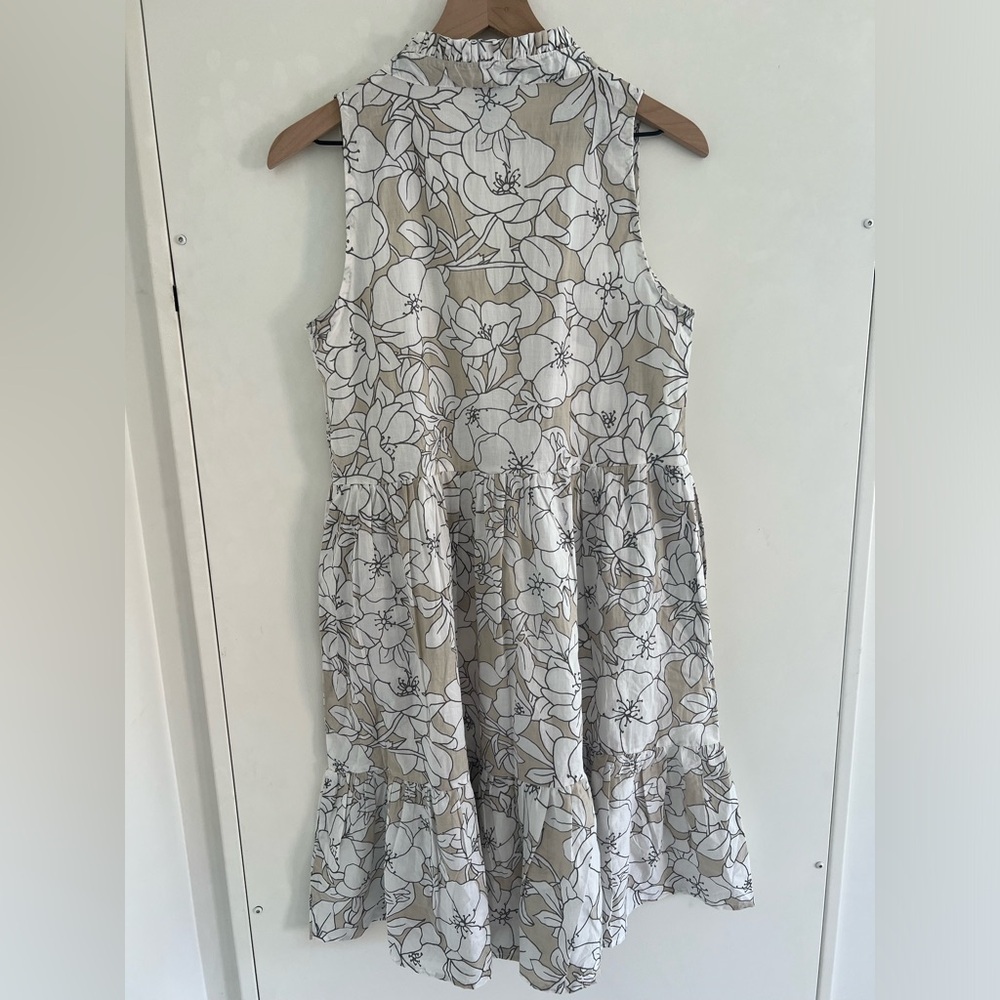 Echo New York Etched Floral Tiered Dress - Picture 3 of 8